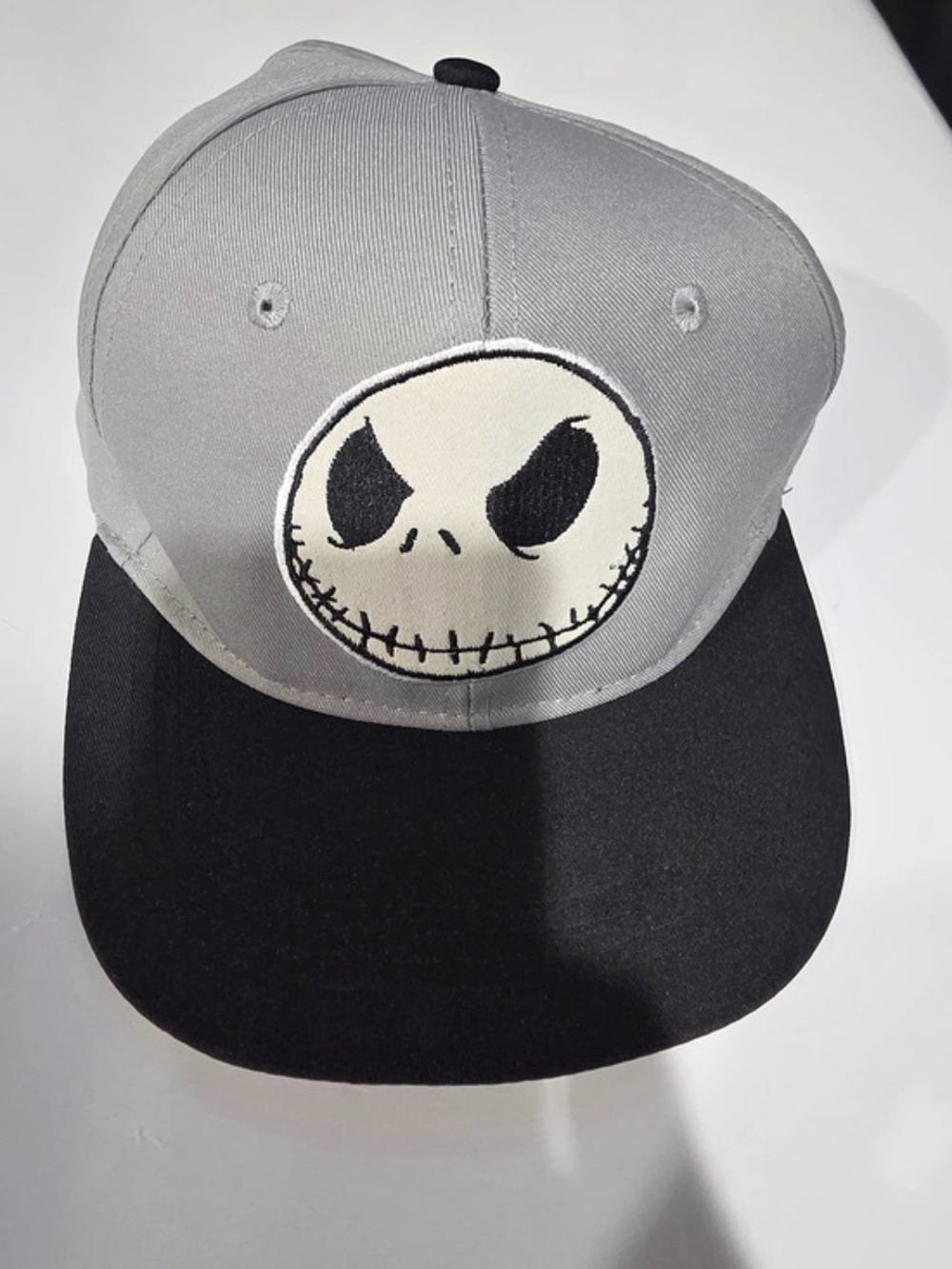 Disney The Nightmare Before Christmas Jack Skellington Face Snapback Hat
